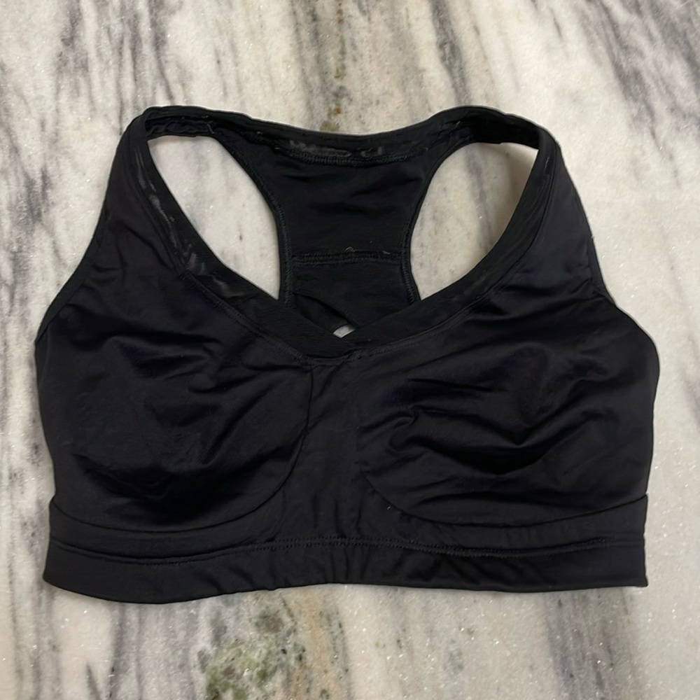 Athleta - Black Sports Bra - size 34DD